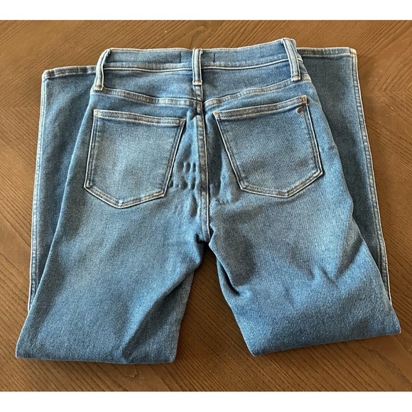 Madewell Stovepipe Jeans‎ Women's 23 Blue Medium Wash Full Length Mid Rise Denim - Picture 7 of 8